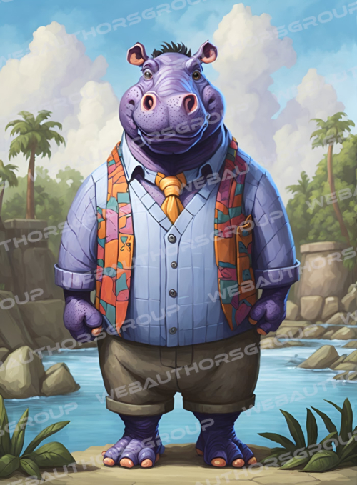 African Safari Animals - Hippo