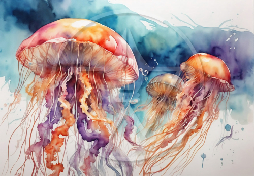 Jellyfish Canvas Art